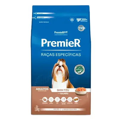 Ração Premier Raças Específicas Shih Tzu Cães Adultos Salmão 1kg