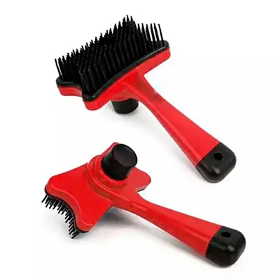 Rasqueadeira Cães Pratica Chalesco Vermelho