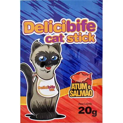 Petisco Delicibife Gatos Atum e Salmão 20g