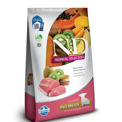 Ração Farmina N&D Tropical Selection para Cães Filhotes de Porte Mini Suíno 2kg