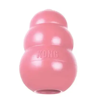 Brinquedo Interativo Cães Kong Puppy Rosa X-Small