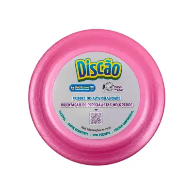 Brinquedo Cães Pet Games Discao Pink