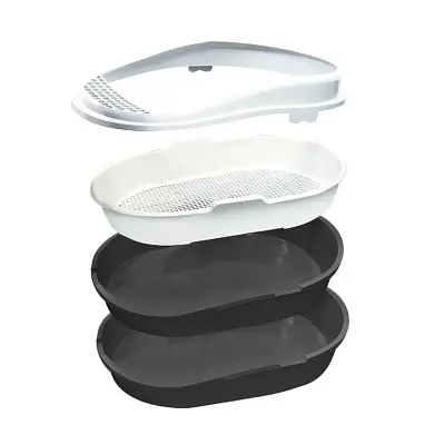 Banheira Gato Higiênica Furacão Pet Furba Black