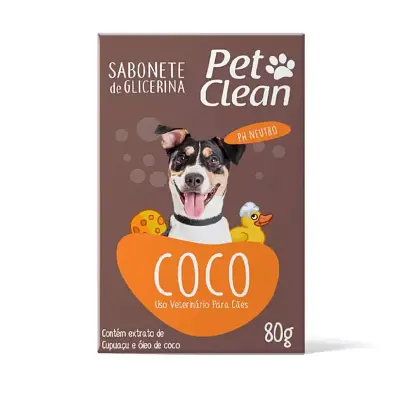 Sabonete De Coco Pet Clean 80g