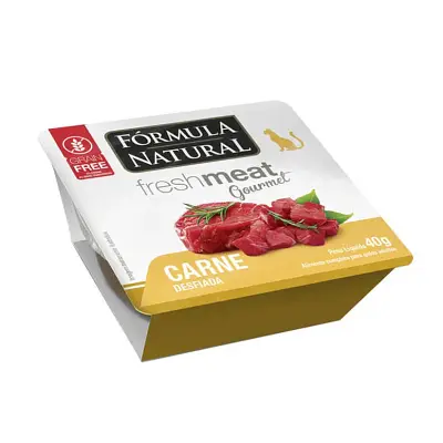 Ração Úmida Fórmula Natural Fresh Meat Gourmet Patê Gatos Carne 40g