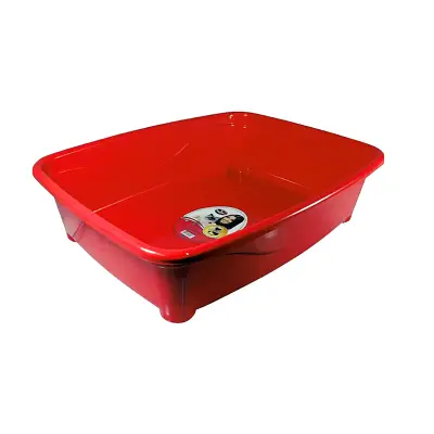 Banheira Gato Higiênica Furacão Pet Classic Vermelha