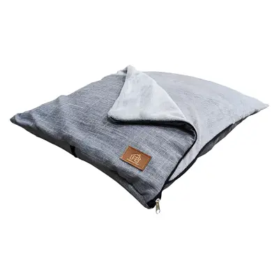 Cama Envelope Cinza para Cães Fábrica Pet M