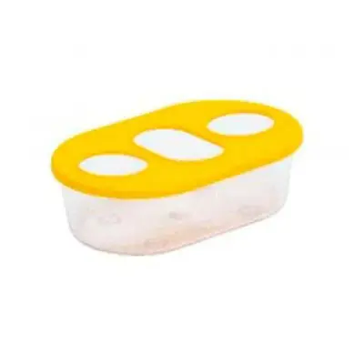 Comedouro Para Pássaros Medio Oval Com Furos Tudo Pet