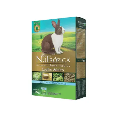Ração Para Coelho Adulto Nutrópica 1,2kg