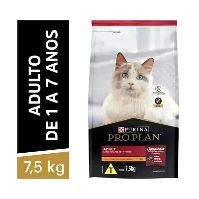 Ração Nestlé Purina Gatos Pro Plan Adultos Frango 7,5kg