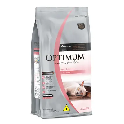 Ração Optimum Gatos Adultos Carne 3kg