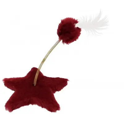 Brinquedo Gatos São Pet Estrela Vermelho