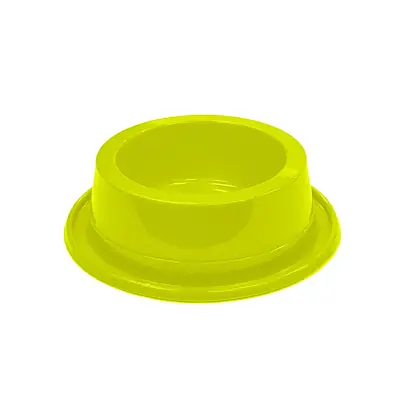 Comedouro Cães Pet Toys Antiformiga Amarelo Neon 1900ml
