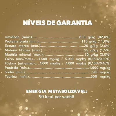 Ração Úmida Gatos Demi Glace c/ Carne 85g