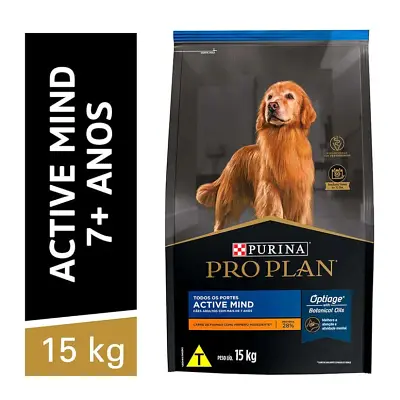Ração Nestlé Purina Cães Pro Plan Adultos 7+ Frango 15kg