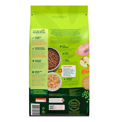 Ração Guabi Natural Cães Adultos Raças Médias Frango e Arroz Integral 15kg