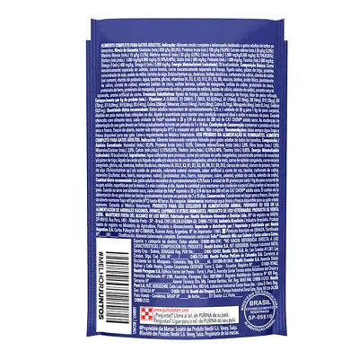 Ração Úmida Nestle Purina Gatos Felix Fantastic Mix Salmao E Carne Sachê 85g