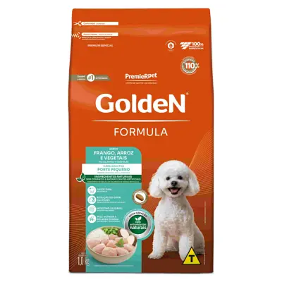 Ração Premier Golden Fórmula Mini Bits para Cães Adultos Frango e Arroz 1kg