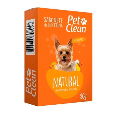 Sabonete Natural Pet Clean 80g