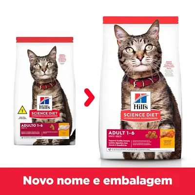 Ração Hills Science Diet Gatos Adultos 7,26Kg