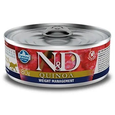 Ração N&D Gatos Quinoa Weight Management 80g