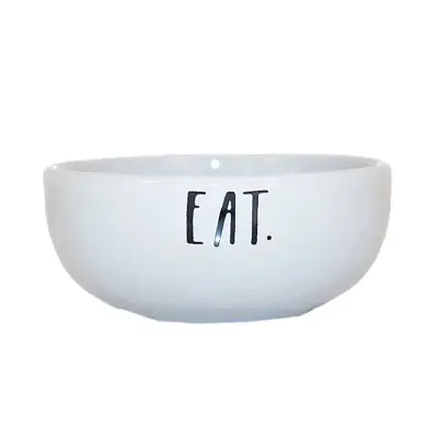 Comedouro Cerâmica Pet Injet Eat Branco Grande