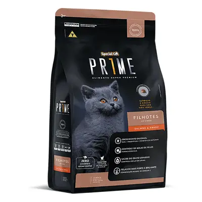 Ração Gatos Special Cat Filhotes Prime Salmão e Arroz 3kg