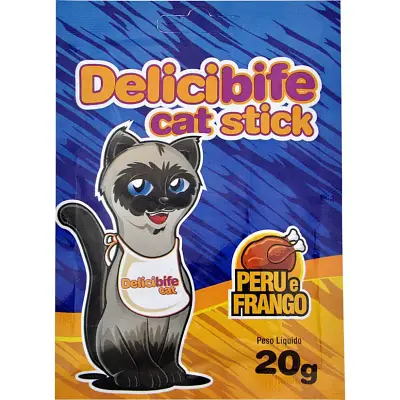 Petisco Delicibife Gatos Peru e Frango 20g