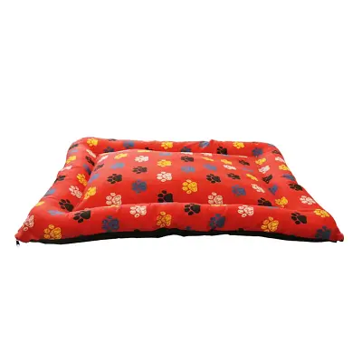 Colchonete Silicone Maxximo Pet Ziper Patinhas Vermelho G