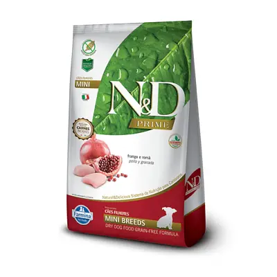 Ração N&D Prime Cães Filhotes Frango Raças Pequenas 10,1kg