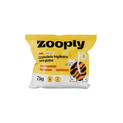 Granulado Higiênico Para Gatos Premium Zooply 2Kg