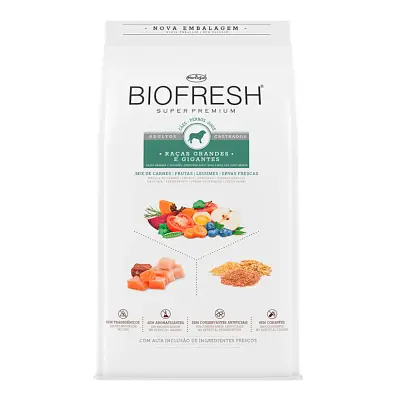 Ração Biofresh Cães Adultos Castrados Grandes e Gigantes 3kg