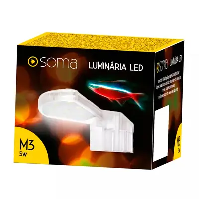 Luminária de LED Soma Transparente M3 5W Branco 220v