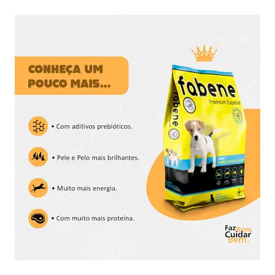 Ração Fabene Cães Filhotes 3kg