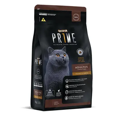Ração Special Cat Prime Adultos Frango E Arroz 20kg