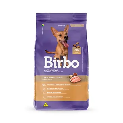 Ração Cães Birbo Adultos Tradicional Frango 7Kg