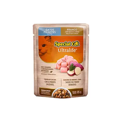 Ração Special Cat Sache Gatos Filhotes Frango 85g