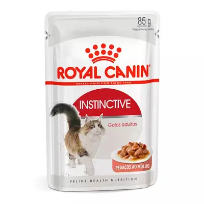 Ração Úmida Royal Canin Gatos Instinctive Sachê 85g