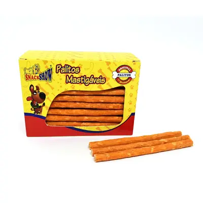 Osso Snack Show Cães Palitos Kr 65 Cenoura com 35 Unidades