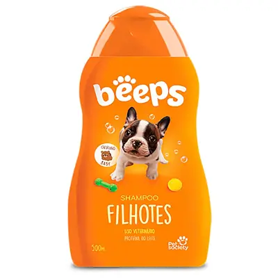 Shampoo Beeps Filhotes Pet Society 500ml