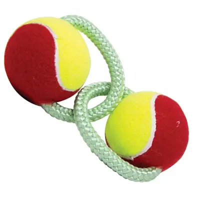 Brinquedo Cães LCM Borracha Push Dog com 2 Bolas 230mm
