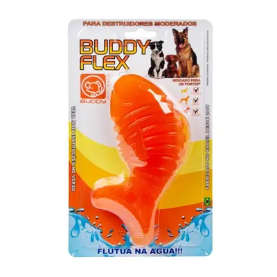 Brinquedo Cães Buddy Toys Peixe Flex