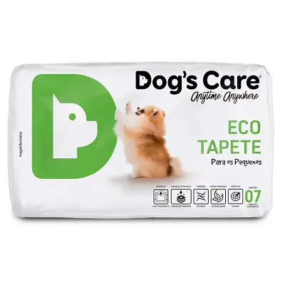Tapete Higiênico Dog s Care para Cães de Porte Pequeno 7 Unidades