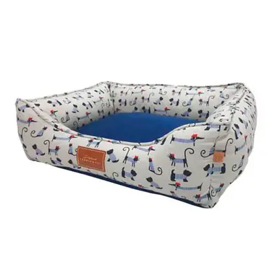 Cama Cães e Gatos Fábrica Pet Bistrô Azul M