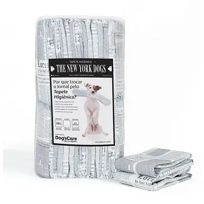 Tapete Higiênico Cães The New York Dogs 60X55 50 Unidades