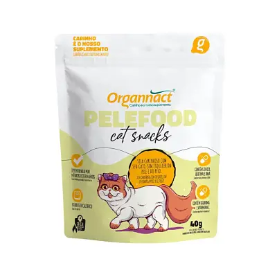Petisco Organnact Pelefood Cat Snacks