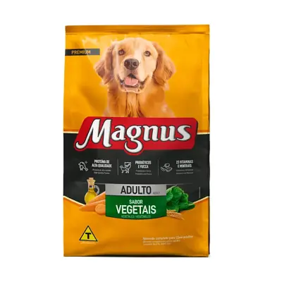 Ração Magnus Premium Cães Adultos Vegetais 15kg