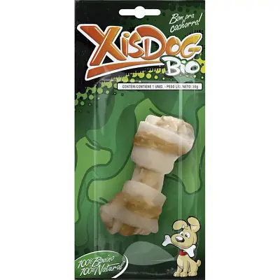 Osso Cães XisDog Bio com Nó Duplo P