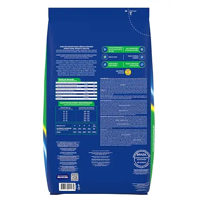Ração Faro para Cães Adultos Médios e Grandes Sabor Carne, Frango e Vegetais 20kg
