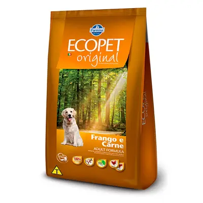 Ração Ecopet Original Cães Adultos Carne e Frango 20kg